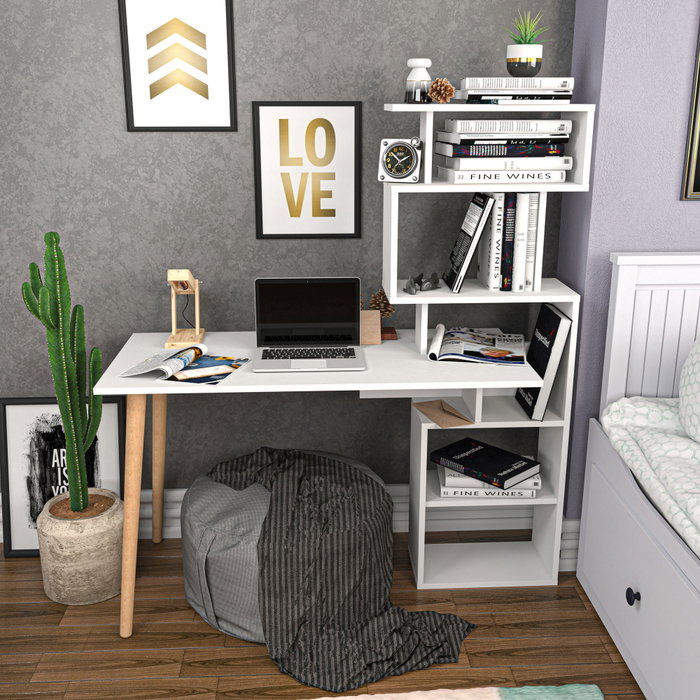 Hanah Home Mesa de estudio Vina - Blanco
